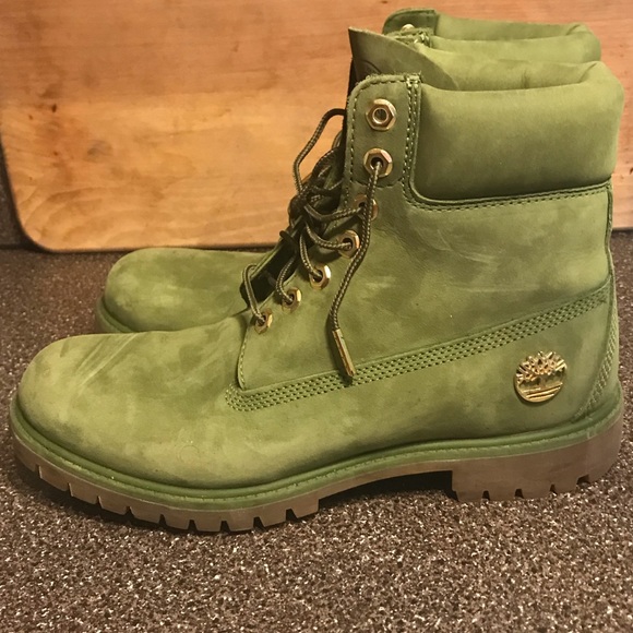 forest green timberland boots